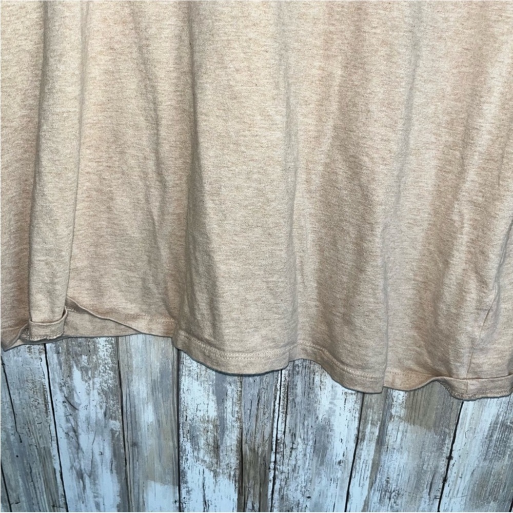 Talbots Tan Plus Long Sleeve Blouse - Picture 2 of 4